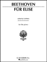 Fur Elise piano sheet music cover